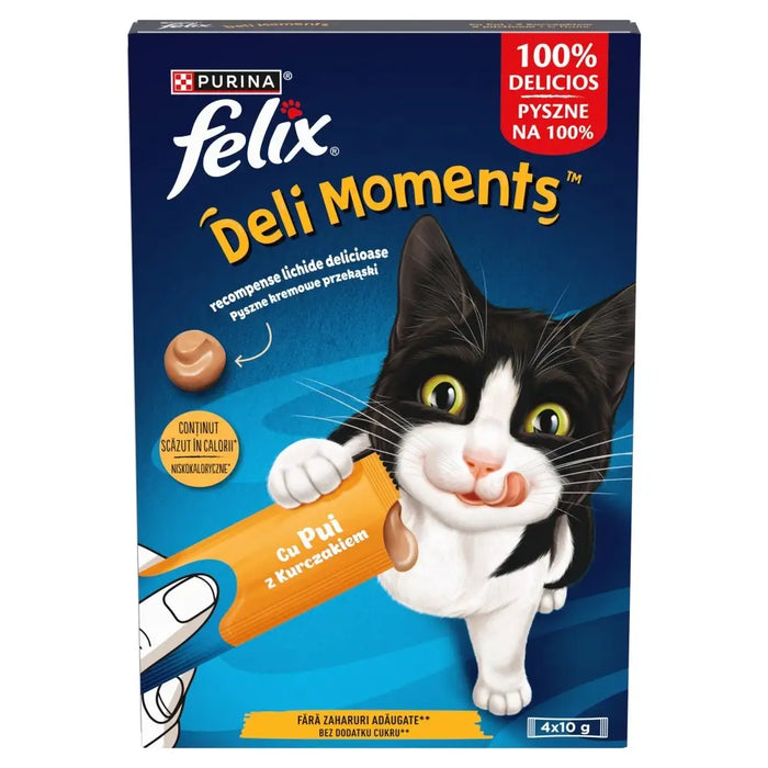 PURINA Felix Deli Moments Chicken - cat treats - 4x10g - DelicaciesDLK-PRZ<<<For the catDLK<<<ActionPL