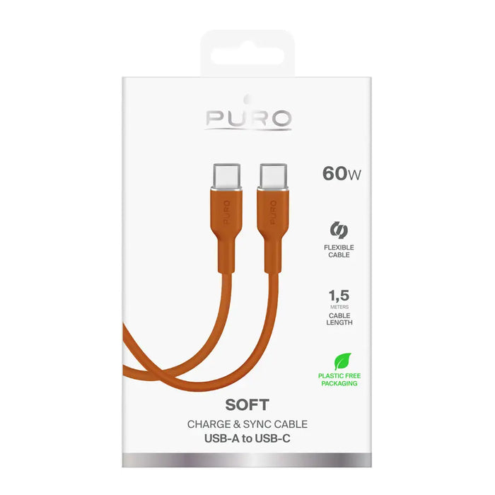 Puro Cable ’ICON’ from USB-C to USB-C 1.5m - *Kategoria tymczasowa<<<HurtelXML