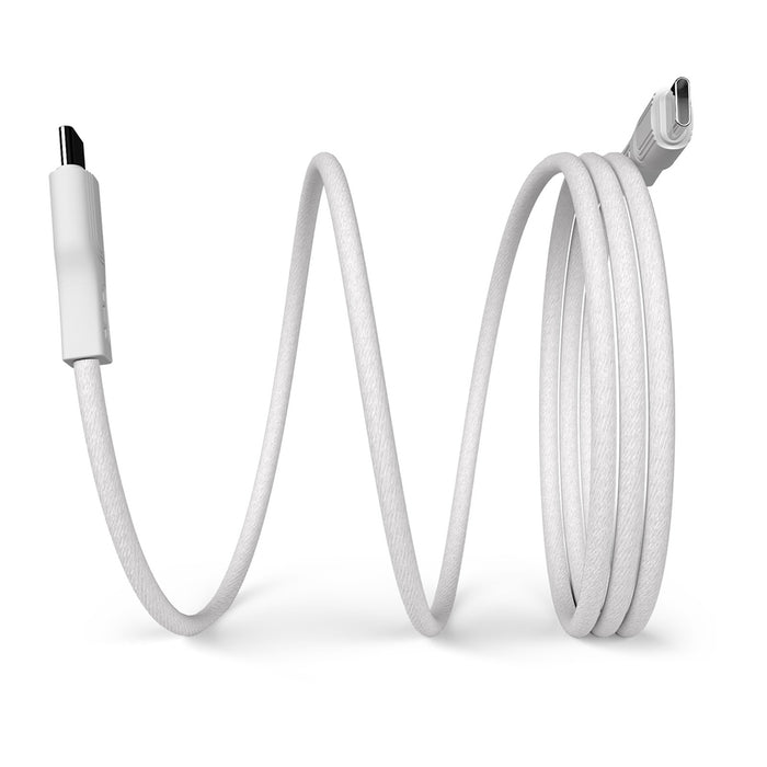 Puro Magnetic USB-C - USB-C 60W USB 3.2 (20 Gbps) 1m Magnetic Cable - White