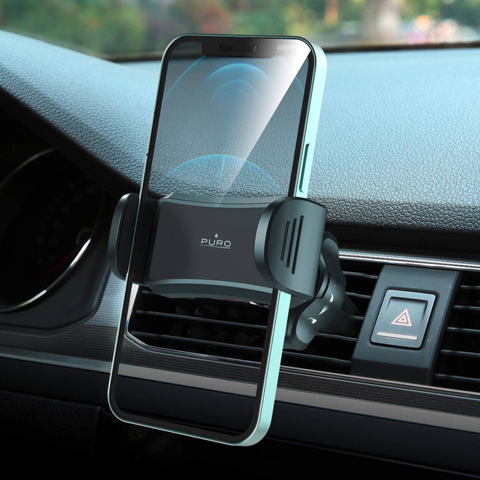 Puro Spring 2 Smartphone Holder for Air Vent - Black