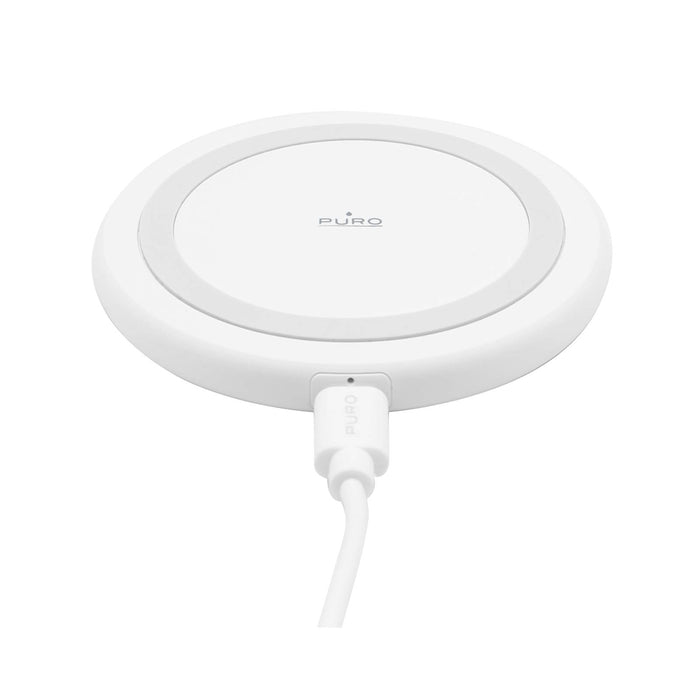 Puro Wireless Charger for Android, iPhone - White