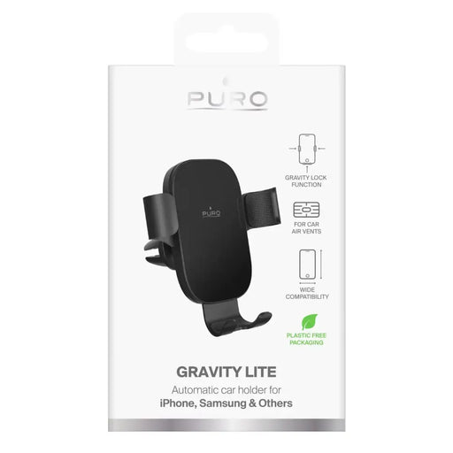 Puro Gravity Car Air Vent Gravity Holder - Black - Uchwyty samochodowe do telefonów<<<HurtelXML