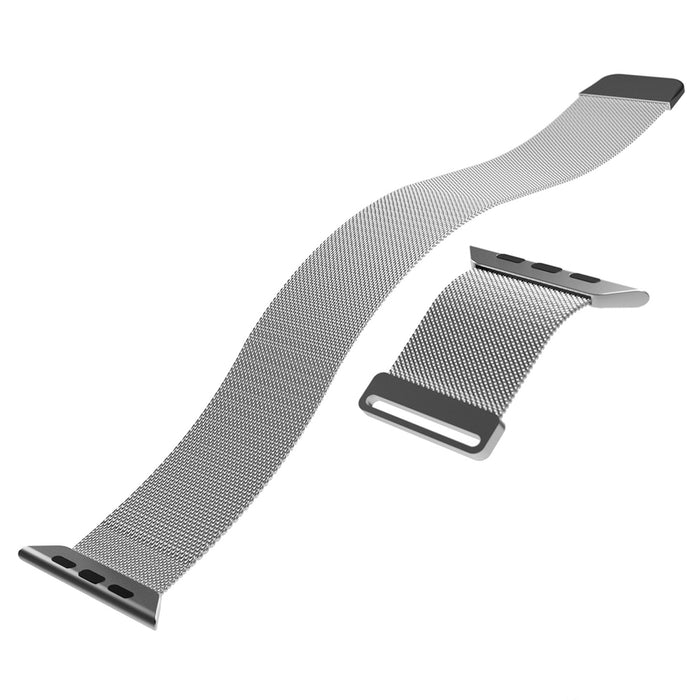Puro Milanese Stainless Steel Strap for Apple Watch 42 / 44 / 45 / 49 mm - Silver