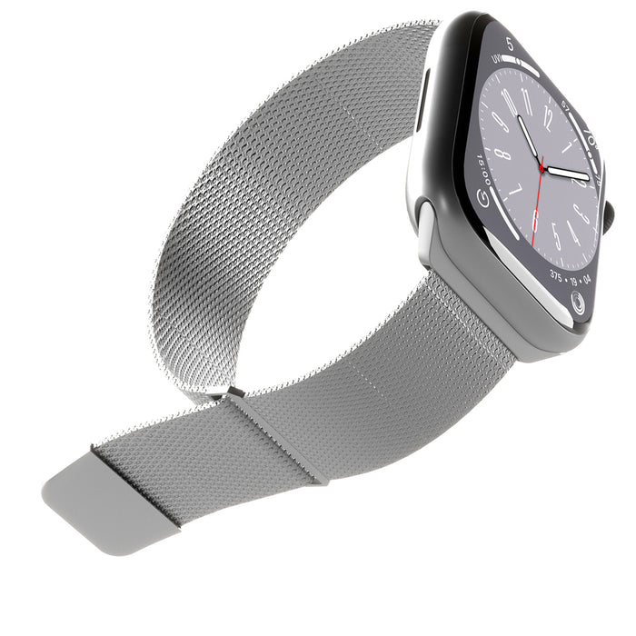 Puro Milanese Stainless Steel Strap for Apple Watch 42 / 44 / 45 / 49 mm - Silver