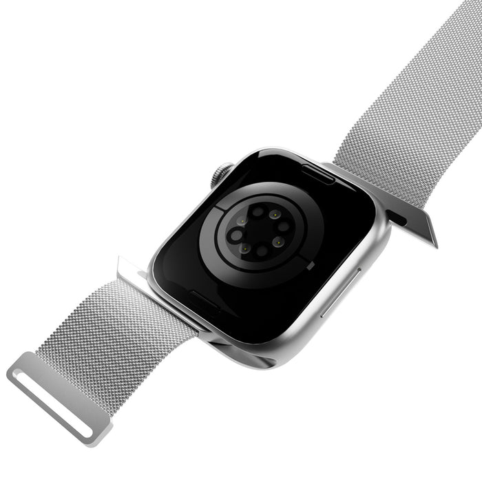 Puro Milanese Stainless Steel Strap for Apple Watch 42 / 44 / 45 / 49 mm - Silver