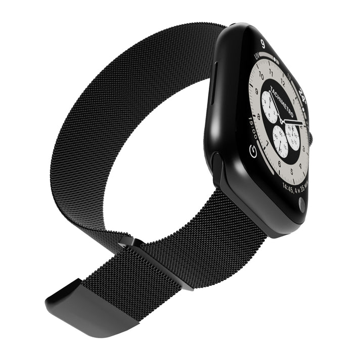Puro 'MILANESE' Watch band for Apple Watch 42-44-45-49m, black