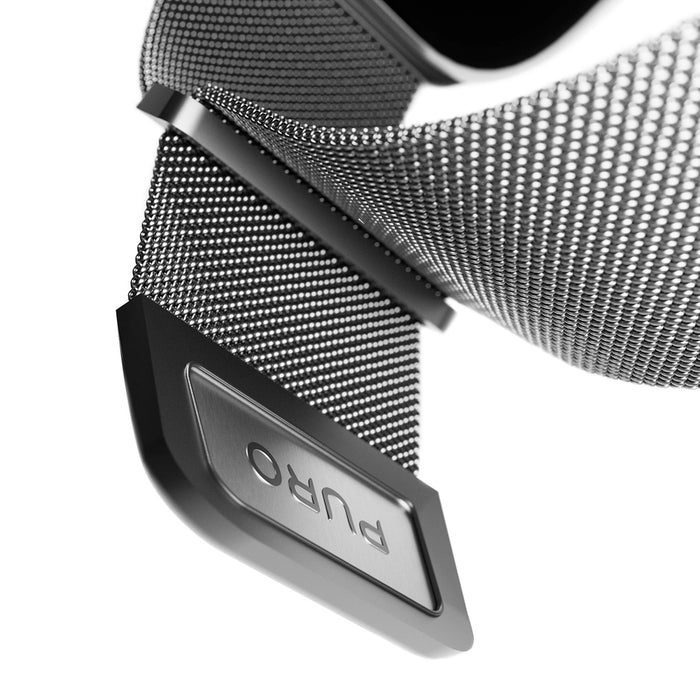 Puro Milanese Stainless Steel Apple Watch Band 38/40/41mm - Silver