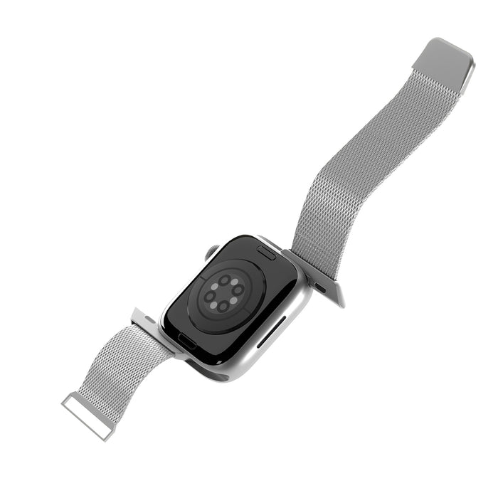 Puro Milanese Stainless Steel Apple Watch Band 38/40/41mm - Silver