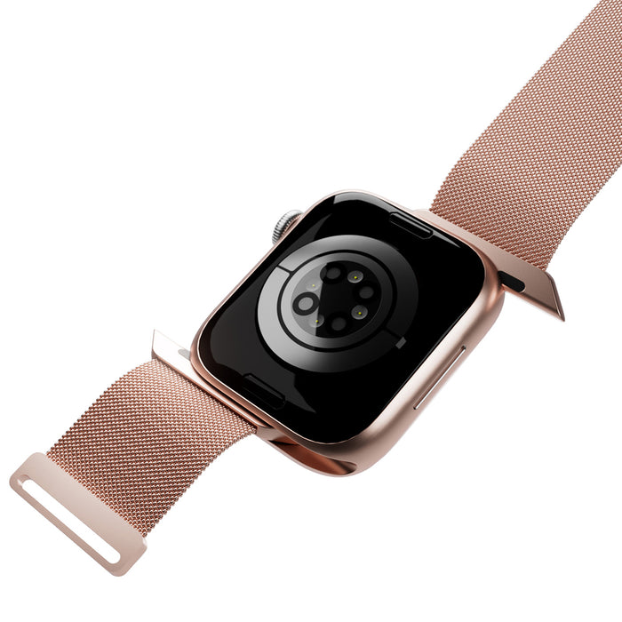 Puro Milanese Stainless Steel Apple Watch Band 38/40/41mm - Pink