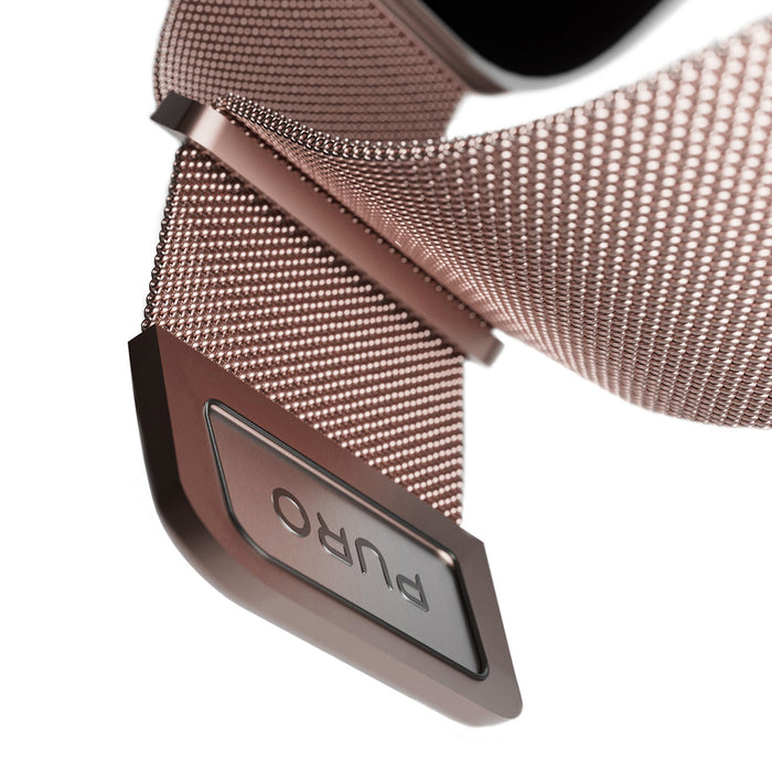 Puro Milanese Stainless Steel Apple Watch Band 38/40/41mm - Pink