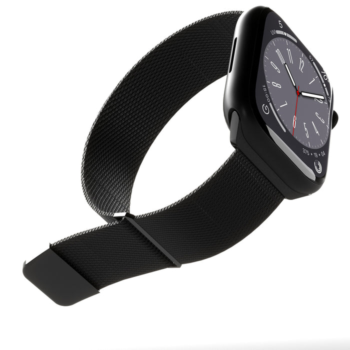 Puro Milanese Stainless Steel Apple Watch Band 38/40/41mm - Black