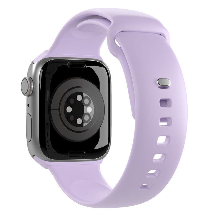 Puro Icon Silicone Strap for Apple Watch 42 / 44 / 45 / 49 mm - Lavender (2 pcs.)