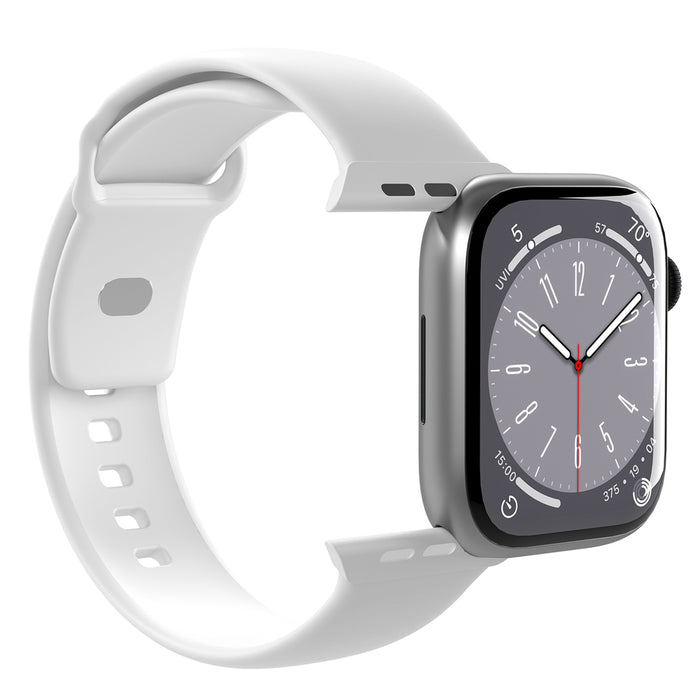 Puro Icon Silicone Strap for Apple Watch 38 / 40 / 41 mm - White (2 pcs.)