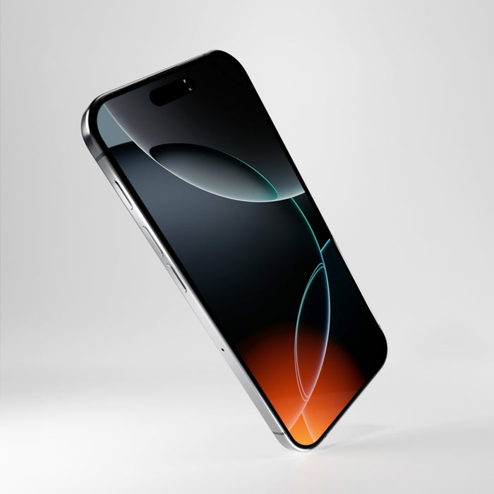 Puro Flexible Glass D3O Hybrid Glass with Black Frame for iPhone 16 Pro