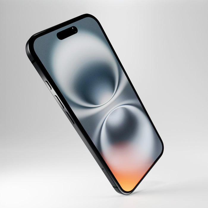 Puro Flexible Glass D3O Hybrid Glass with Black Frame for iPhone 16 / iPhone 15 / iPhone 15 Pro