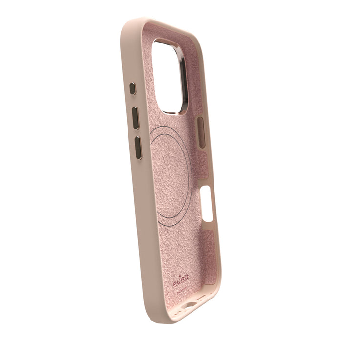 Puro Icon Mag Pro MagSafe Silicone Case for iPhone 16 Pro Max - Beige