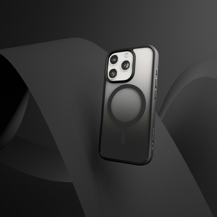 Puro Gradient MagSafe Silicone Case for iPhone 16 Pro Max - Black