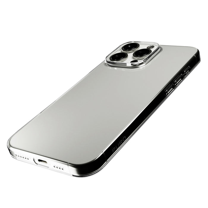 Puro 03 Nude Silicone Case for iPhone 16 Pro Max - Transparent
