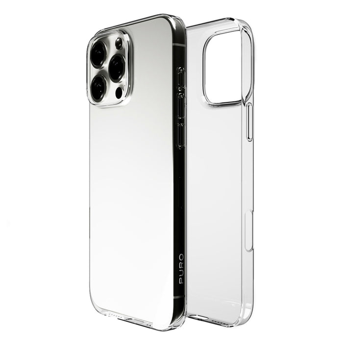 Puro 03 Nude Silicone Case for iPhone 16 Pro Max - Transparent
