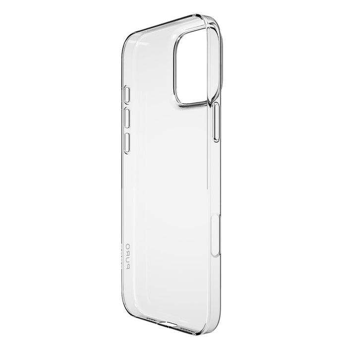 Puro 03 Nude Silicone Case for iPhone 16 Pro Max - Transparent