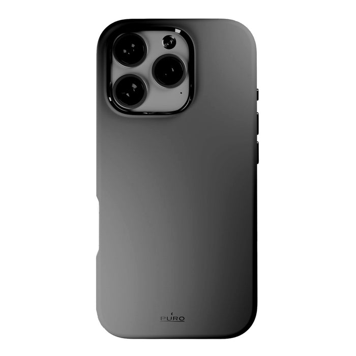 Puro Icon Mag Pro MagSafe Silicone Case for iPhone 16 Pro - Dark Gray