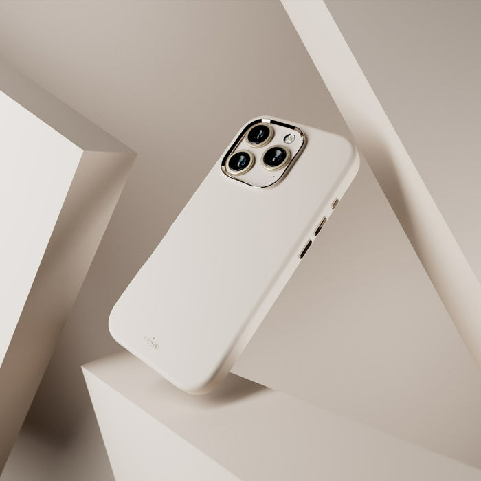 Puro Icon Mag Pro MagSafe Silicone Case for iPhone 16 Pro - Beige