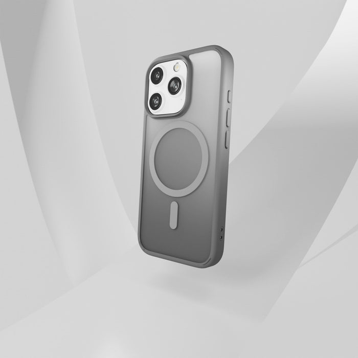 Puro Gradient MagSafe Silicone Case for iPhone 16 Pro - Silver