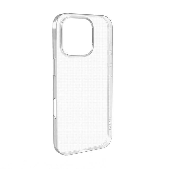 Puro 03 Nude Silicone Case for iPhone 16 Pro - Transparent