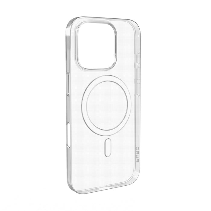 Puro 03 Mag MagSafe Silicone Case for iPhone 16 Pro - Transparent
