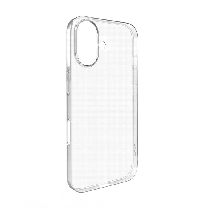 Puro 03 Nude Silicone Case for iPhone 16 Plus - Transparent