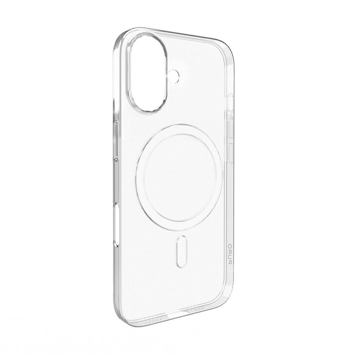 Puro 03 Mag MagSafe Silicone Case for iPhone 16 Plus - Transparent