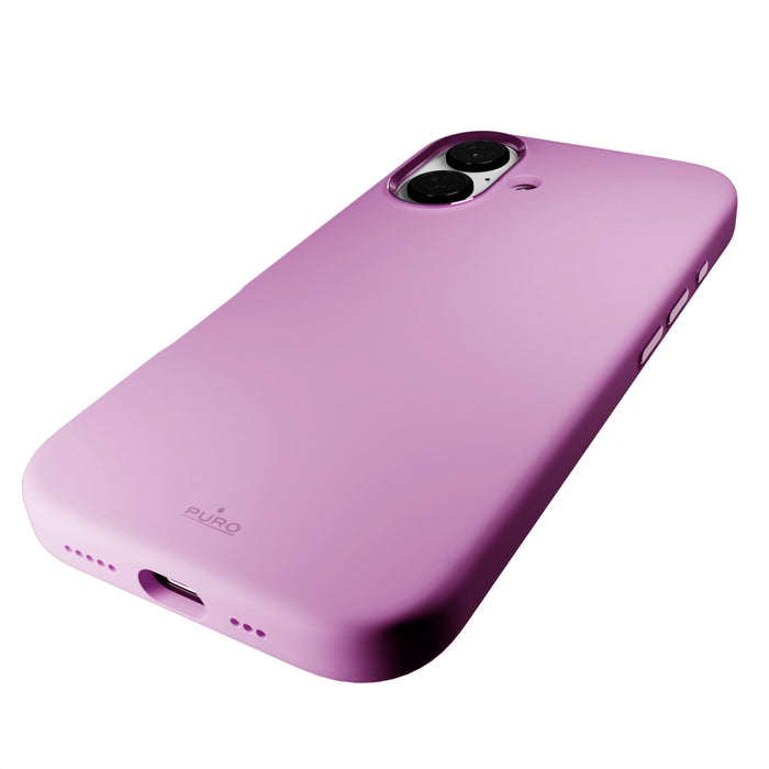 Puro Icon Mag Pro MagSafe Silicone Case for iPhone 16 - Pink