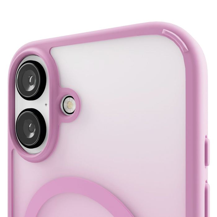 Puro Gradient MagSafe Silicone Case for iPhone 16 - Pink
