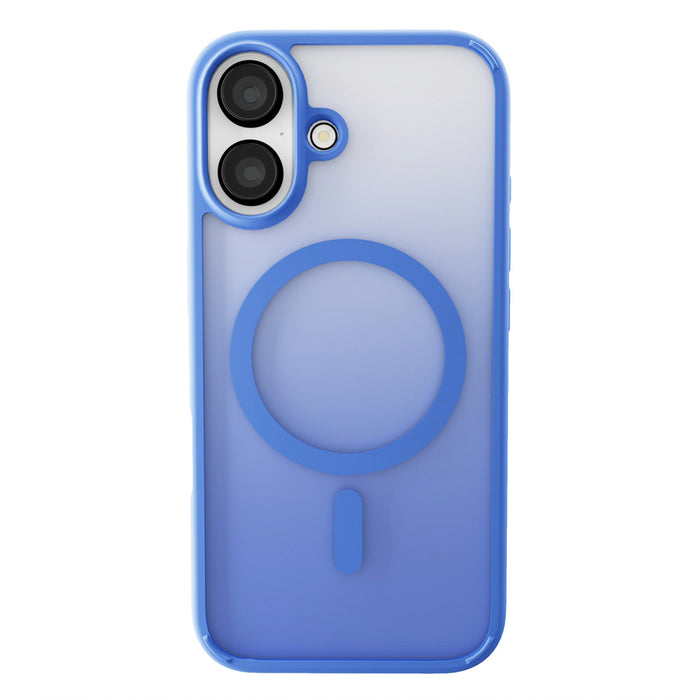 Puro Gradient MagSafe Silicone Case for iPhone 16 - Blue