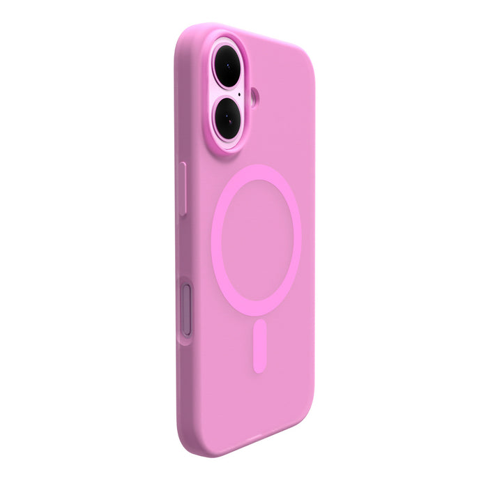 Puro Daylight MagSafe Silicone Case for iPhone 16 - Pink