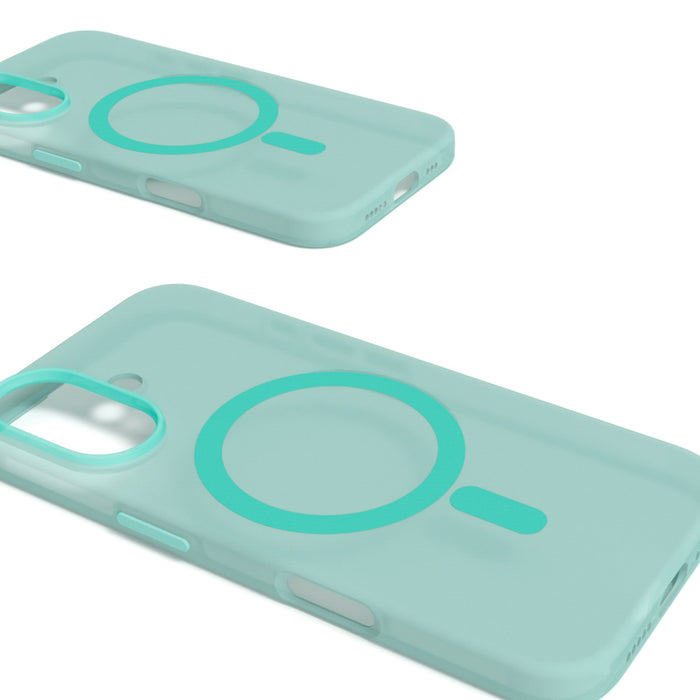 Puro Daylight MagSafe Silicone Case for iPhone 16 - Green