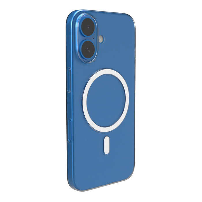 Puro 03 Mag MagSafe Silicone Case for iPhone 16 - Transparent