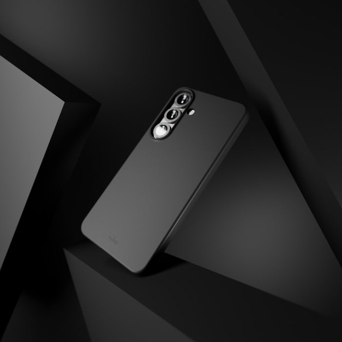 Puro Icon Silicone Case for Samsung Galaxy S25 - Black