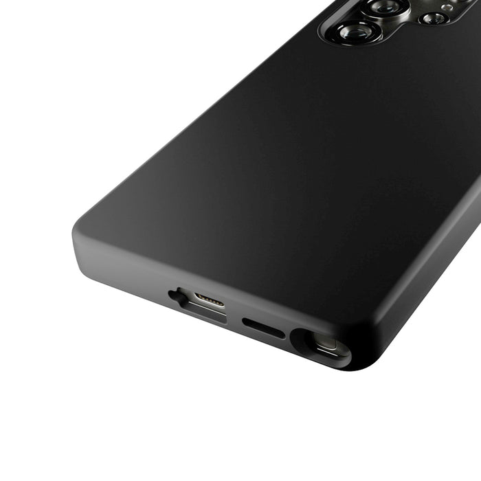 Puro Icon Mag Silicone Case with MagSafe for Samsung Galaxy S25 Ultra - Black