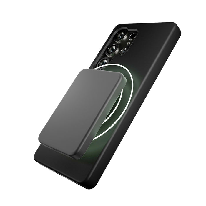 Puro Icon Mag Silicone Case with MagSafe for Samsung Galaxy S25 Ultra - Black