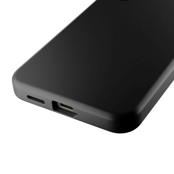 Puro Icon Mag Silicone Case with MagSafe for Samsung Galaxy S25+ - Black
