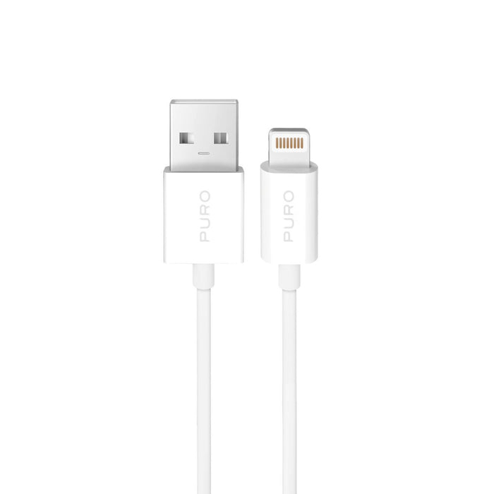 Puro TPE 12W USB-A - Lightning Cable 2m - White
