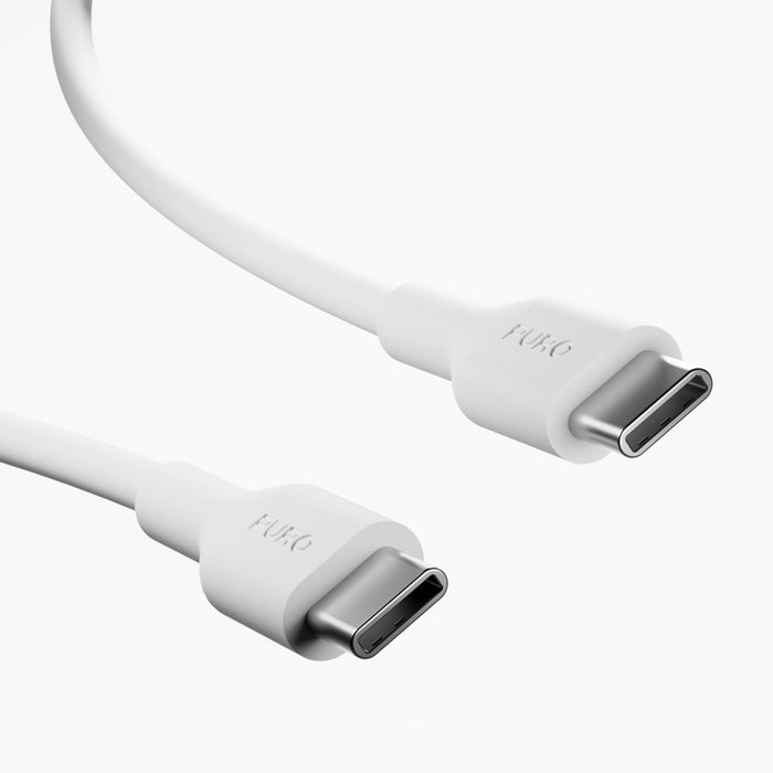 Puro PROLITE 30W USB-A / USB-C wall charger + USB-C - USB-C cable 1.2m - white