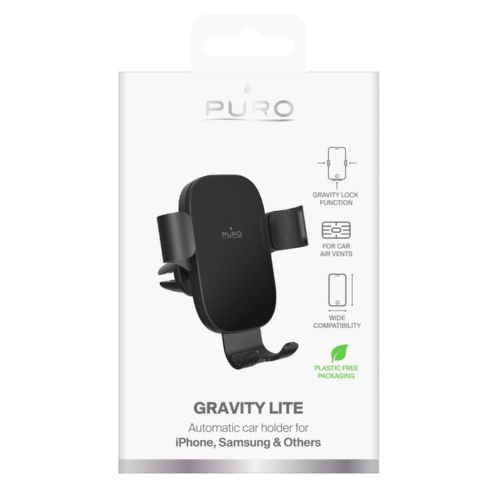 Puro Gravity Car Air Vent Gravity Holder - Black
