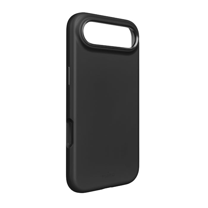 Puro Icon Mag Pro Liquid Silicone Case for iPhone 17 Air, MagSafe Compatible, with Camera Protection and Aluminum Buttons - Black