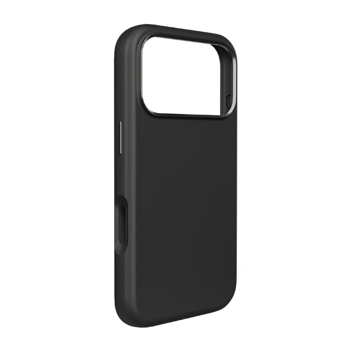 Puro Icon Mag Pro Liquid Silicone Case for iPhone 17 Pro Max, MagSafe Compatible, with Camera Protection and Aluminum Buttons - Black