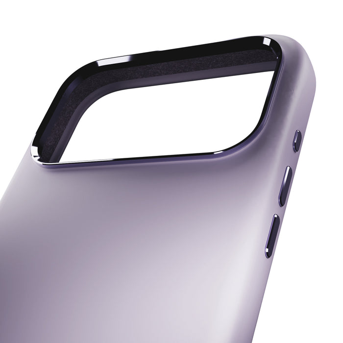 Puro Icon Mag Pro Liquid Silicone Case for iPhone 17 Pro, MagSafe Compatible, with Camera Protection and Aluminum Buttons - Pink
