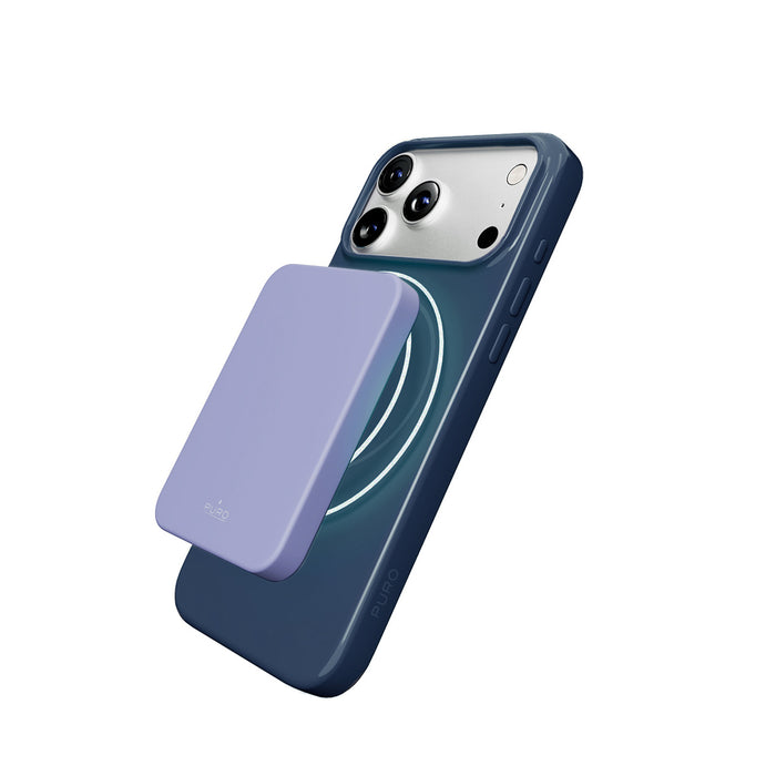 Puro Pulse iPhone 17 Pro Polycarbonate Protective Case - Dark Blue