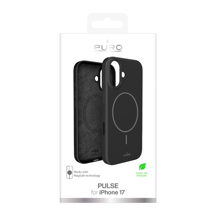 Puro Pulse iPhone 17 Protective Case Polycarbonate - Black