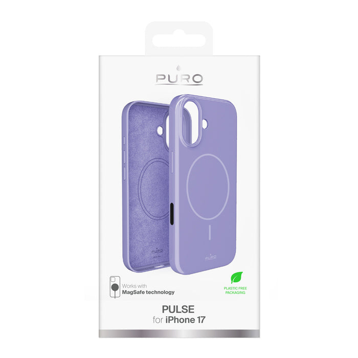 Puro Pulse iPhone 17 Polycarbonate Protective Case - Purple